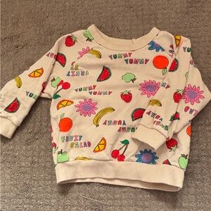 BONDS Wiggles toddler crewneck fruit salad print 18-24 months